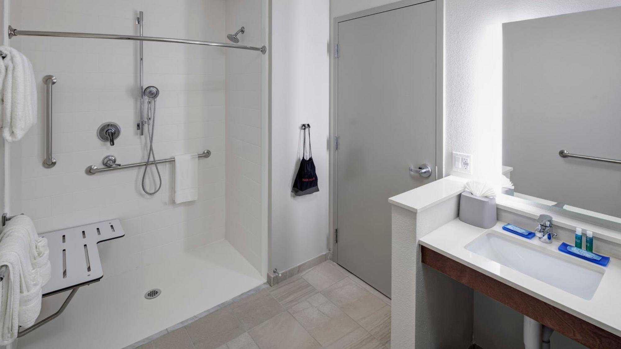 King Room Hearing Accessible Roll Shower