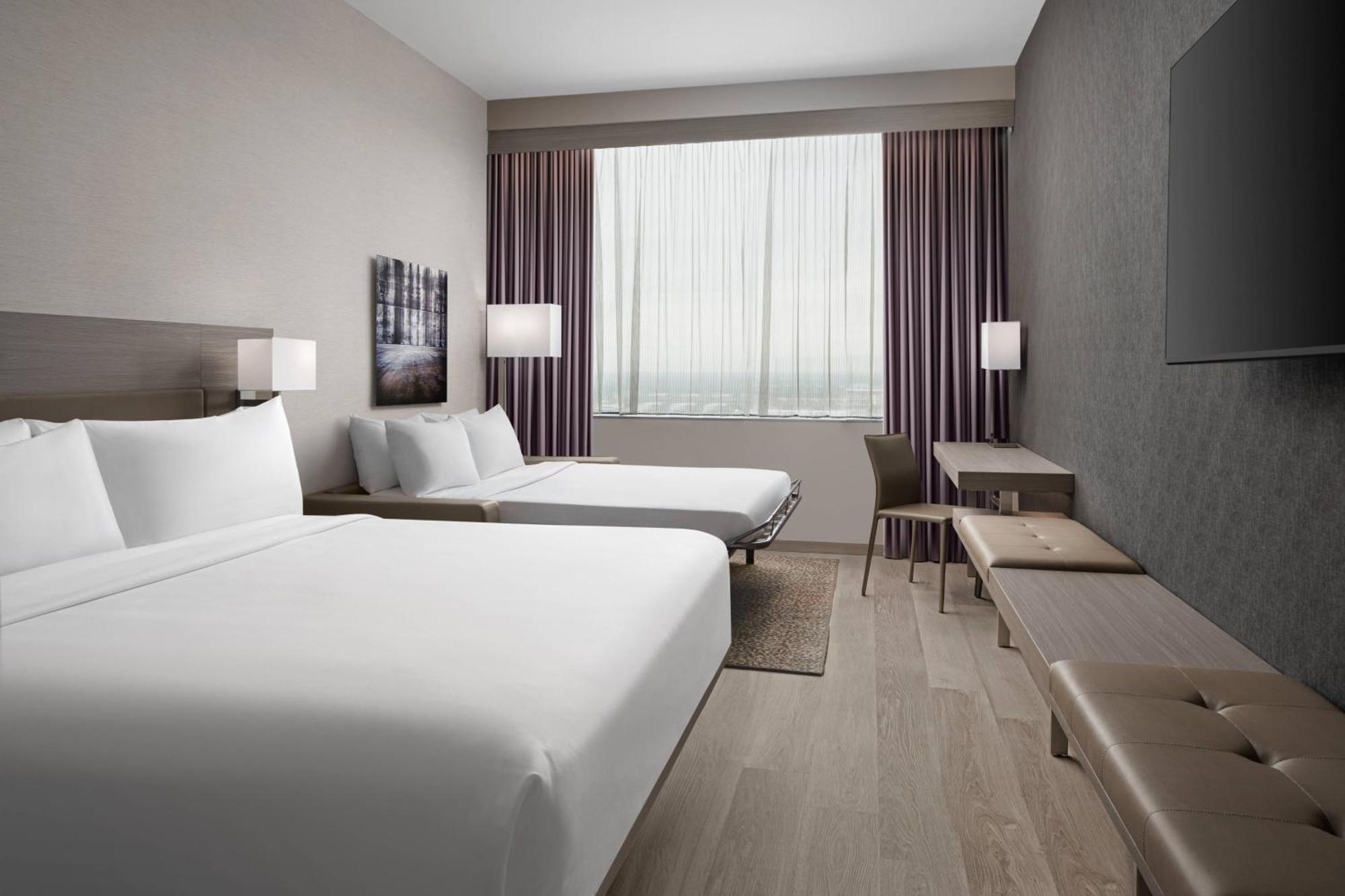 Chambre Lit King-Size avec Canapé-Lit - Vue sur Ville