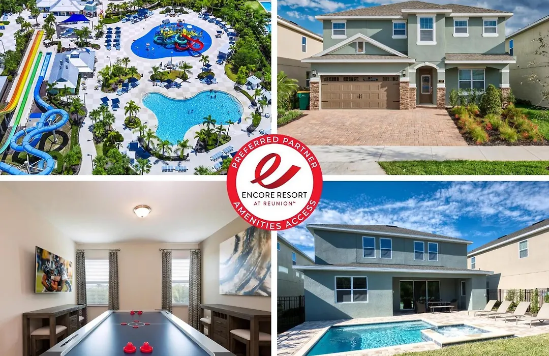 Lovely Home With Private Pool And Air Hockey Table Near Disney With Waterpark & Resort Access At Encore Resort - 7467Mr-1