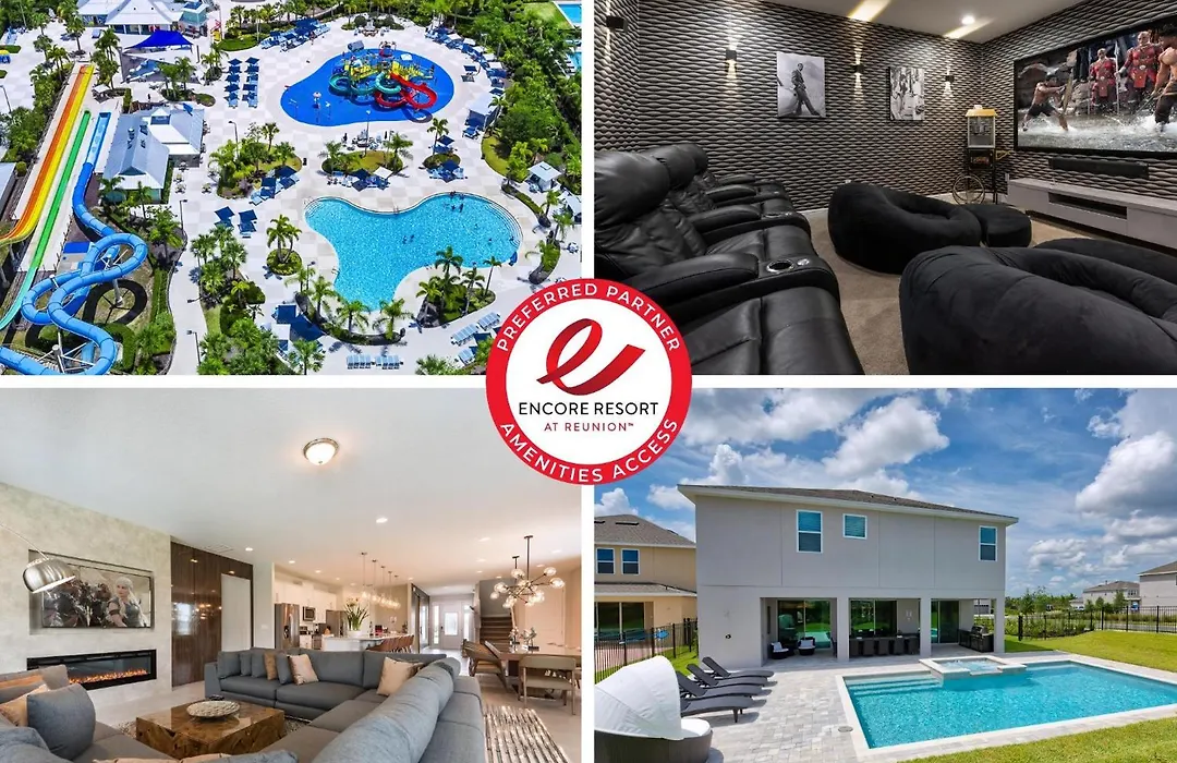 Gorgeous Home With Private Pool, Themed Rooms Near Disney With Waterpark & Resort Access At Encore Resort - 7687Ff-1