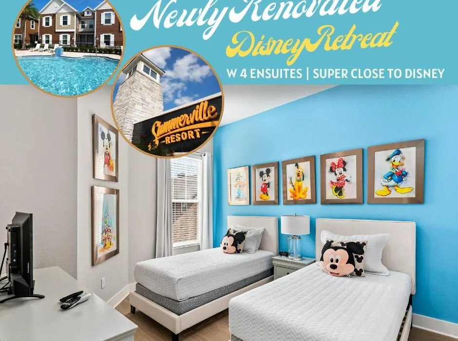 5Min To Disney Spacious Family Villa Smv135-1