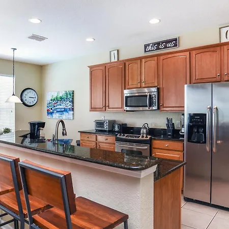 Bright 5Br Villa Private Pool Spa 2 Miles To Disney-2