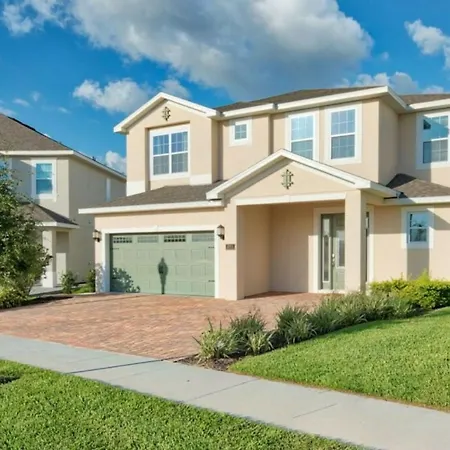 Luxury Villa Private Pool Spa Game Room Near Disney Free Pool Heat Bbq Aug-Oct-2