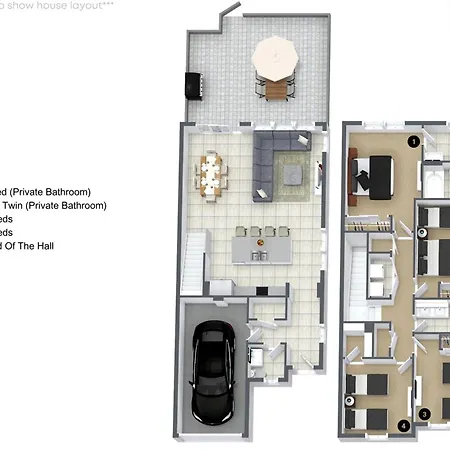 4 Bedrooms - 3,5 Bathrooms - Compass Bay 5117 Kw-3