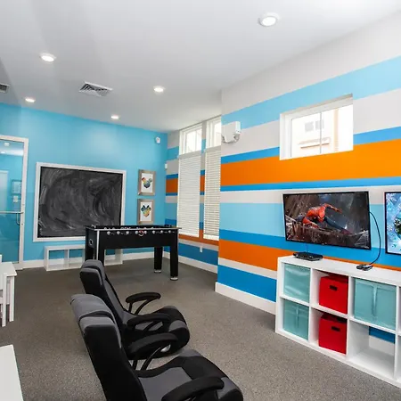 Themed Disney House 5 Min To Disney Parks, Heated Pool, Jacuzzi, Gym And More-3