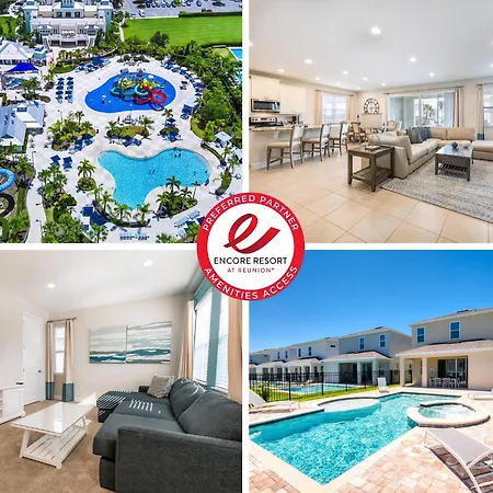 Welcoming Home With Air Hockey Table And Waterpark & Resort Access Near Disney At Encore Resorts Reunion - 321Bu-2