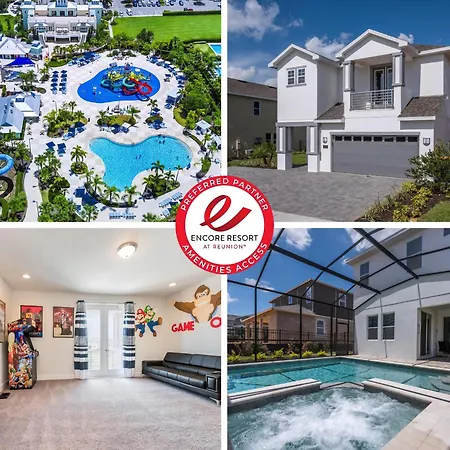 Luxurious Home Near Disney With Game Room And Waterpark & Resort Access At Encore Resorts Reunion - 371Fl-3