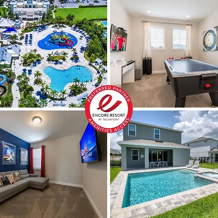 Inspiring Home Near Disney With Foosball Table, Media Room, Waterpark & Resort Access At Encore Resorts Reunion - 7443Mr-3
