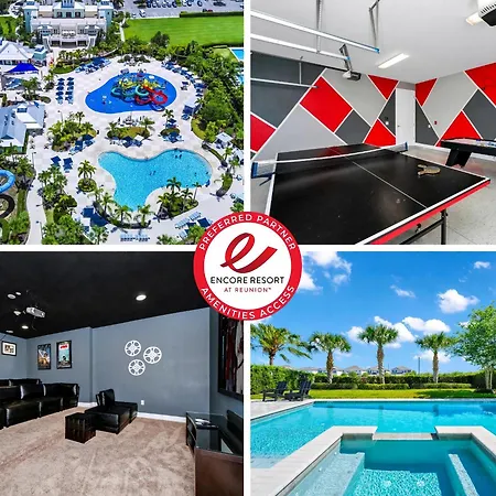 Picturesque Home With Theme Rooms, Theater And Game Room Near Disney With Waterpark & Resort Access At Encore Resort - 7652Ff-3