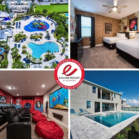 Exquisite Home With Theater, Themed Rooms Near Disney With Waterpark & Resort Access At Encore Resort- 7664Ff-2