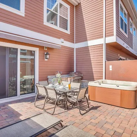 5 Bedroom 6 Ba Luxury Villa 5 Min To Disneyworld Hot Tub & Bbq 112-3