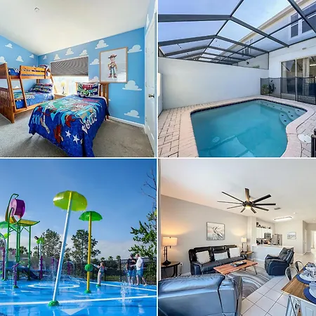 Private Pool Disney Townhome - Walk To Water Park-3
