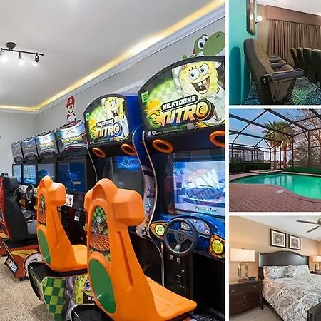 Windsor Luxury 3 Bed Villa With Games Room With Arcade Machines, Private Theater, Private Pool & Spillover Spa, Luxury Furnishings & Upgrades Throughout-2
