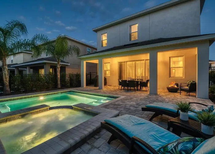 Luxury Private Villa With Large Pool On Encore Resort At Reunion, Orlando Villa 4433 que aceita animais de estimação