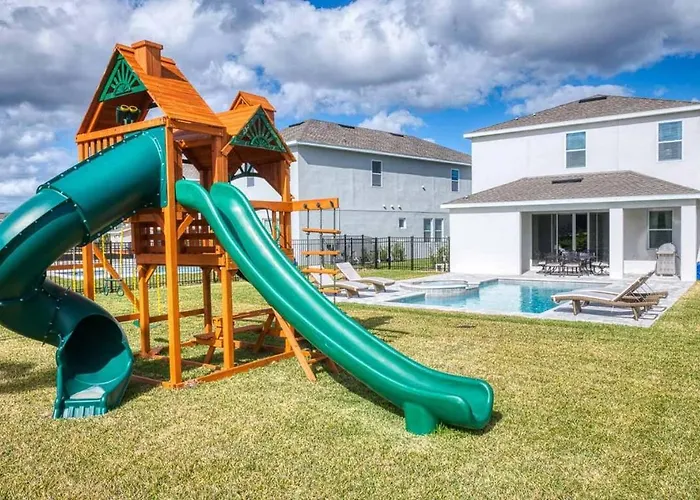 Beautiful 5 Star Villa On Encore Resort At Reunion With Large Private Pool, Orlando Villa 4455 admite animales