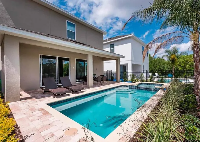 5 Star Villa On Encore Resort At Reunion With Large Private Pool, Orlando Villa 4700 que aceita animais de estimação