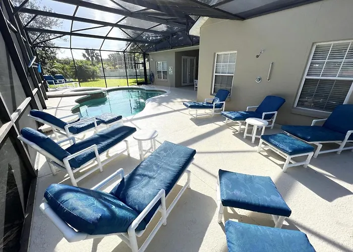 Spacious Family Escape 2 Masters Pool Hot Tub Pool Table & Bbq - 2 Miles Disney Orlando que aceita animais de estimação