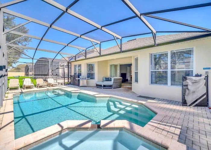 5Br Resort Home With Pool Hot Tub & Theater Orlando