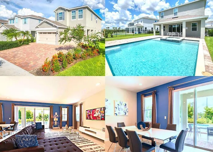 Modern Private Pool 4 Bedroom Home By Disney Home Orlando