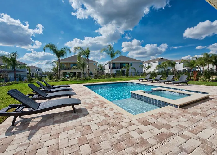 Grand Home Near Disney With Private Pool, Media And Themed Rooms With Waterpark & Resort Access At Encore Resorts Reunion - 360Bu Orlando